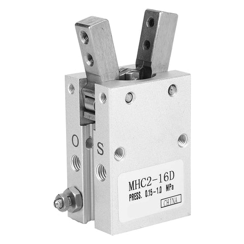 20mm Inner Diameter Wide Finger Parallel Pneumatic Gripper Air Operated with aluminum body for robotics automation