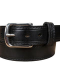 Extra Thick Bridle Leather Belt Made From Real English Bridle Leather, 1.5 Inch Wide, Three Sixteenth Inch Thick, Size 40 Black