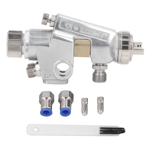 Pneumatic Paint Sprayer Air Spray Gun Delivering 98 Psi Power With Fine Atomization And Adjustable Width Control with metal parts.