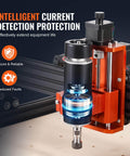 Beefy 300W 3 Axis CNC Router Engraving Machine Kit with GRBL control showing spindle and motor assembly, 400x400 mm workspace