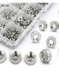Built Like A Tank 450 Piece Self Clinching Rivet Nut Kit Includes 304 Stainless Steel Pem Fasteners for M3 M4 M5 M6 with threads