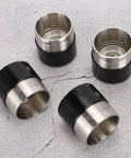 4 Pack 1.98 Inch Stainless Steel Boat Trailer Hub Bearing Kit With Protective Cover And Grease Fitting For 4 And 5 Bolt Hubs
