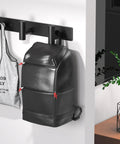 Heavy Duty Stainless Steel Wall Mounted Coat Rack With 3 Hooks Built To Last In Black Finish For Towels Coats Bags Hats And More Ideal For Bathroom Entryway Kitchen Office 1 Pack shown with bag and towel