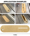 10 Inch MDF Dado Throat Plate Insert for Contractor Table Saws Replacement Cover Fits Standard and Dado Blades Quick Install