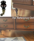 Wood Furniture Legs With Casters 4 Pcs 120mm Height Gourd Shape Sofa Feet Replacement Round Eucalyptus Wood With Caster Wheels