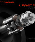 Solid Engine Water Pump Drop In Ready Coolant Pump For Ford F150 And Expedition 3.5L V6 Hybrid With Heavy Duty Craft and cut view showing internal components for easy installation.