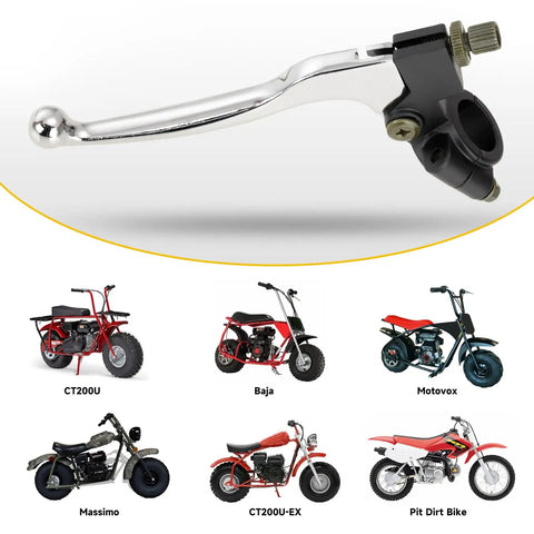 7/8 Inch Mini Bike Clutch Lever Perch for 7/8 Handlebar Fits Popular Mini Bikes Including Coleman CT200U BT200X Trail 200