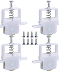 4 Pack Sliding Screen Door Roller Wheels For B691 And B695 With 1 Inch Concave Steel Ball Bearing Replacement Hardware
