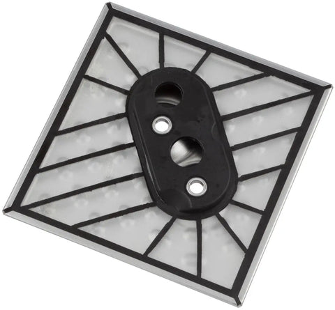 Automatic Transmission Filter Kit With OE Level Filtration And Smooth Fluid Flow, square metal filter with bolt holes visible