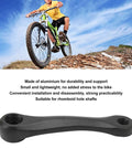 Lightweight 140mm Aluminum Diamond Hole Bike Crank Arm For Mid Drive EBikes Beefy Torque Durable Mountain Bike Crankset Replacement Part Easy Install Today, black aluminum crank arm for mid-drive e-bike