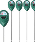 4 Pack Long 15.8 Inch Soil Moisture Meters with deep probes for garden, yard, lawn, farm, indoor and outdoor use, easy read display.
