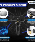 Four Pack TPMS Tire Pressure Monitoring Sensors Direct Replacement Fits Chevy Silverado 1500 Equinox Tahoe GMC Sierra 1500 Yukon Acadia 2007 To 2022 Dead On Fit Guarantee with battery and technology features.