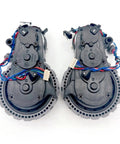 Deebot T30 replacement wheels showing durable aluminum alloy frame and encoder feedback for precise navigation.