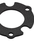 Close-up of black steel shim spacer for Gotta Love That Lifted Look With This High Strength Steel Front Leveling Kit Compatible With 2004 To 2024 Ford F150 And 2003 To 2017 Expedition.