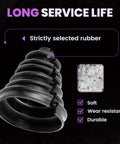Image of the Universal CV Axle Boot Repair Kit For 22mm To 28mm Shafts Silicone Rubber Gaiter Seal showcasing its durability and rubber material.