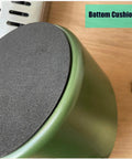Compact Coffee Knock Box 4.6 Inch Barista Style Espresso Grounds Holder With Removable Plastic Knock Rod Non Slip Base Green Espresso Maker Accessory For Home Office And Cafe Use bottom view