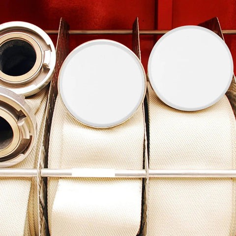 Rock Solid Iron Fire Sprinkler Cover Plate Concealer That Hides Those Bulky Heads Smooth Flush Fit For Walls Or Ceilings Built Like A Tank For Quick Install And A Crisp Look In Any Space 6 Pack on ceiling