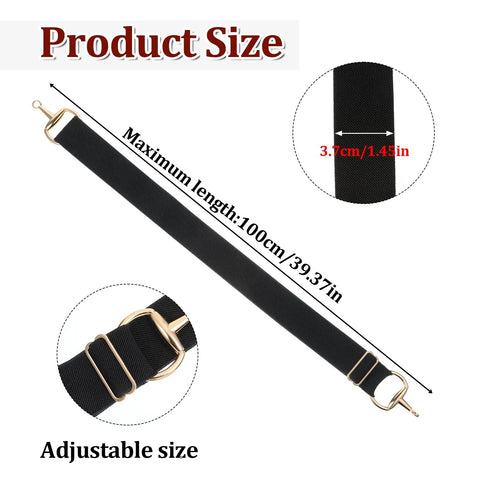 Elastic Equestrian Belt For Women With Wide Horse Riding Strap And Buckle Dope Gear Versatile Black Belt size details