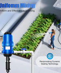 Adjustable Water Powered Fertilizer Injector For Drip Irrigation 0.4 Percent To 4 Percent Flow Rate High Efficiency Dosing Pump in use