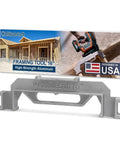 Heavy Duty 16 Inch Stud Layout Tool And Precision Framing Jig For No Sweat Construction Spacing Pro Builder Essential Wood Wall Measuring Guide.