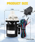 Water Pump Motor Assembly Replacement For Commercial Ice Machines Fits KM 320 KM 900 120V 60Hz 10 Watts 0.4 Amps PA0613 APTA92P10WD1 Easy Install And Durable Performance, black motor with wiring