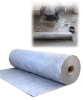 Heavy Duty Waterproof Roof Underlayment Roll With Breathable Polyethylene Fabric, 0.6mm thick, being unrolled for installation.