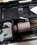 Heavy Duty Electric Hydraulic Rebar Cutter And Bender For 4-25Mm Steel Bars in a case, showcasing compact design and features.