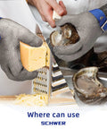 Stainless Steel Mesh Cut Resistant Glove ANSI A9 For Boss Level Kitchen Tasks Like Oyster Shucking and Cheese Grating