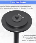 Close-up of Heavy Duty Hub Seal Installer Kit driver size 4-13/16 inches with protective gasket for Class 7 and 8 trucks
