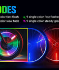 Three Pronged Bicycle Spoke Lights Set for Bike Wheels With 360 Degree Visibility LED Wheel Lights Vibration Sensing