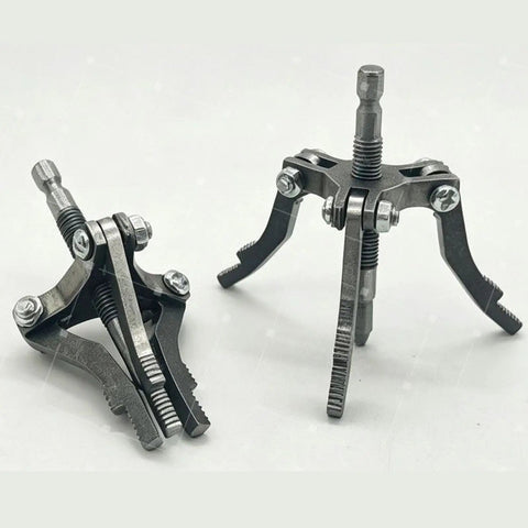 Heavy Duty Pipe Extractor Tool For Snatching Broken Threads Out Of Tricky Tight Corners Without Tearing Down Drywall, steel construction.