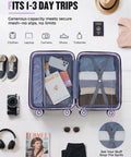 Open view of Underseat Carry On Luggage For Women 16 Inch Lightweight Spinner With Multi Compartment Layers And 360 Degree Wheels