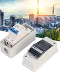 Two Pole 1000V 63 Amp DC Solar Disconnect Switch With DIN Rail Mount Outdoor IP65 Waterproof Box Isolator For PV System Rugged High Current 63A DC Breaker For Tough Outdoor Installations