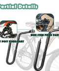 Bike Surfboard Rack With Quick Release Bars Adjustable Up Down And Rotatable Angles For A Comfortable Ride Fits Longboards Shortboards