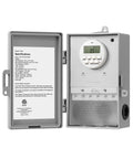 Open Heavy Duty No-Fuss 2HP Pool Timer Box With 7 Day Scheduling, digital screen, control knobs, ETL Listed, metal casing