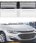 Lower Active Radiator Shutter Assembly With Actuator Fits Chevy Malibu Buick Lacrosse, black grille shutter unit.
