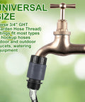 72 Piece No Fuss Garden Hose Quick Connector Kit Three Quarter Inch Plastic Water Hose Connectors with faucet adapter