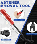 Hella Sturdy Auto Bumper Clip Kit With 120 Pieces In Six Essential Sizes Includes Bonus Fastener Puller Tool with ergonomic handle