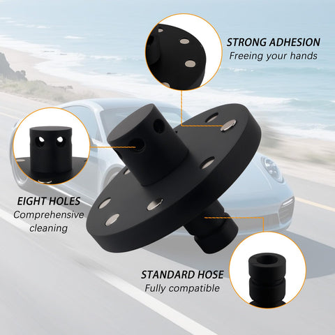 "Beast Chassis Cleaner Flusher Kit With Magnetic Mount And 360 Degree Rotating Nozzle Quick Connect Undercarriage Cleaner, eight-hole detail"