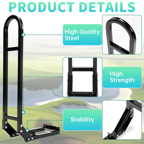 Universal Golf Cart Rear Seat Grab Bar And Safety Rail Handle For EZGO Club Car Yamaha TXT DS with product details