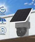4W Solar Panel Replacement for SoloCam S340 Keeps Your Cam Powered, Upgrades From 2W, IP65 Weatherproof, charging symbol