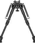 6 To 9 Inch Picatinny Bipod With Adjustable Five Setting Legs And Spring Return Quick Attach Picatinny Adapter Included Heavy Duty Steel