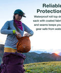 Person using Ultralight 3L Waterproof Dry Sack Roll Top Closure Lightweight Grab and Go Compact Dry Bag for Camping and Hiking