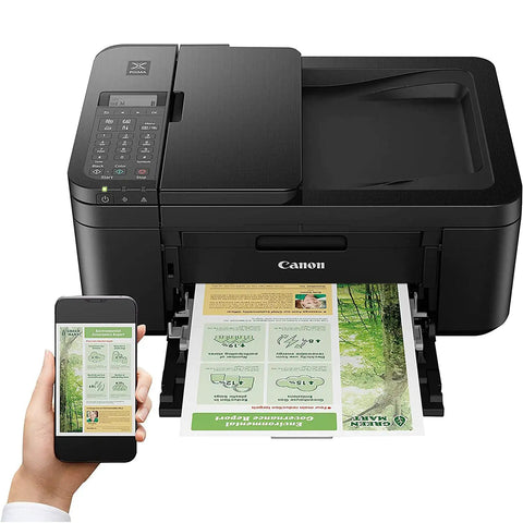 No Sweat Setup All In One Wireless Printer With Auto Document Feeder Built In Fax Copier Scanner For Home Office printing from a smartphone.