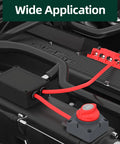 Beefy Heavy Duty Dual Fuse Holder Kit With 300A And Up To 1000A Capacity Waterproof Marine Grade shown in automotive engine setup