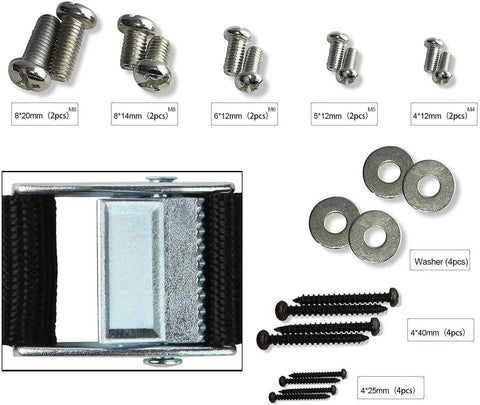 Heavy Duty Metal Anti Tip Straps Keep Your Furniture Locked Down Tight With Adjustable Wall Anchors steel screws and washers for furniture anchoring