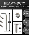 Real Deal M6 Stainless Steel License Plate Screws For Toyota Land Cruiser 250 2024 Plus anti theft bolts with Torx key.