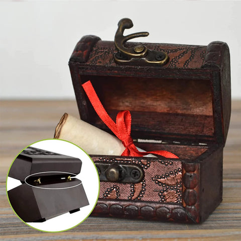 Open decorative jewelry box with Brass Invisible Barrel Hinges For Jewelry Boxes And DIY Projects 20 Pieces M5 X 25mm.