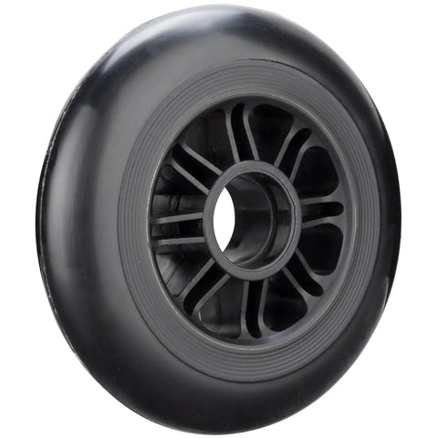 110mm Inline Skate Wheels 88A Outdoor Replacement Wheels Set of 3 for Roller Blades Black Long Lasting Traction No Bearings No Spacers