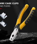 1200 Piece Wire Cage Clips Set With 2 Pliers For Bird Chicken Rabbit Quail Cages J Clips Buckle Clips Hog Ring Pliers